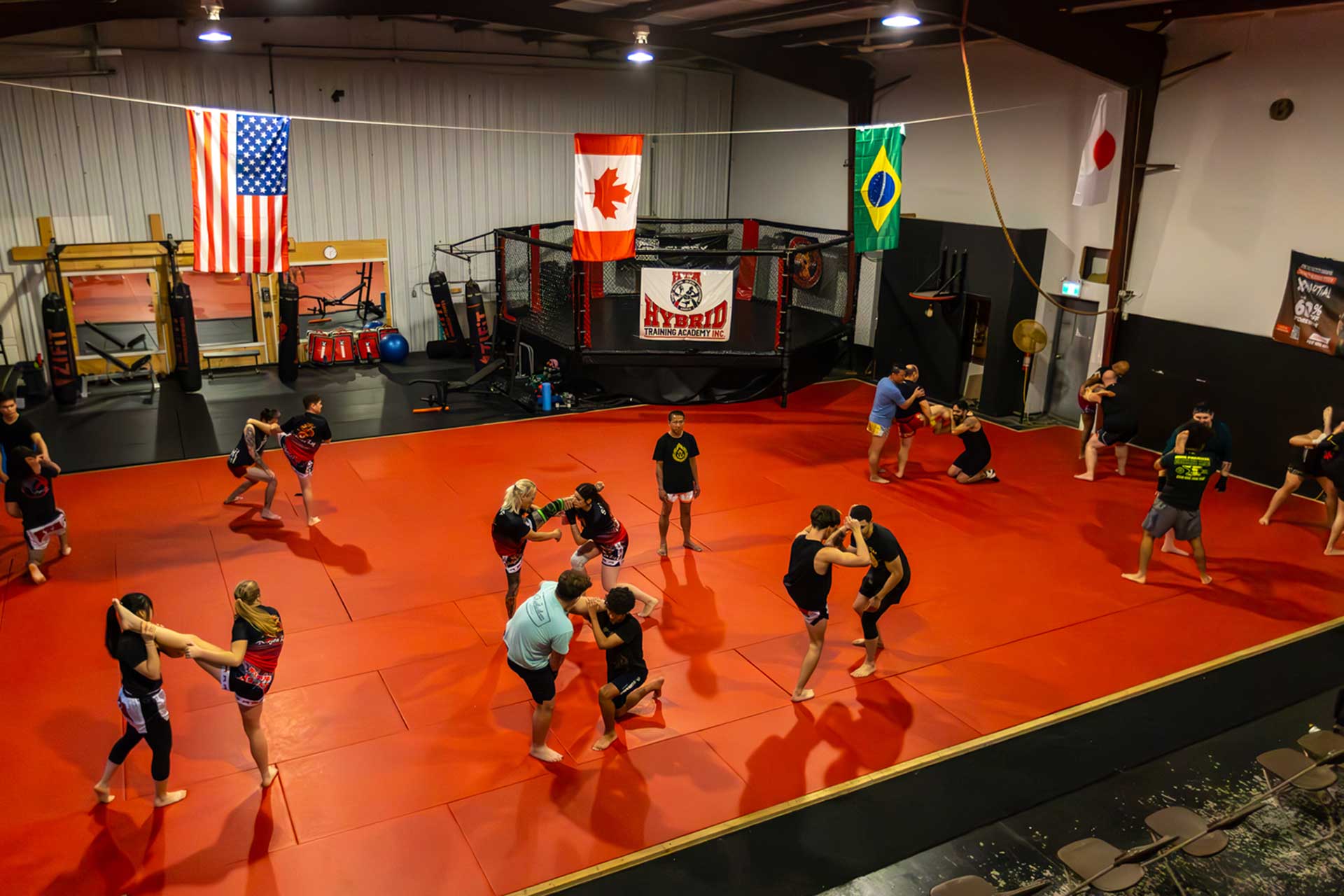 class at Hybrid Training Academy Windsor Lakeshore Muay Thai Boxing
